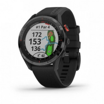 Garmin Approach S62 Black/Black Silicone Band