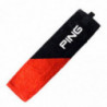 Ping ručník Tri-Fold černo červený