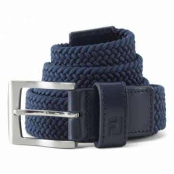 FootJoy pásek Essential Striped Braided Belt - tmavě modrý
