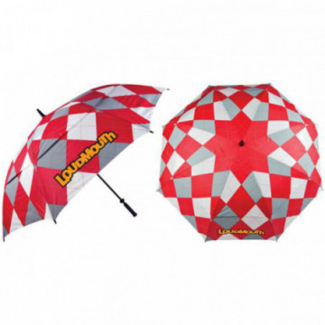 Loudmouth deštník Red&Grey 64"