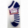 FootJoy W ponožky ProDry LtWt Fashion - tm.fialovo bílé pruhy