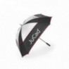 JuCad deštník Windproof černo stříbrný