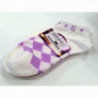 FootJoy W ponožky ProDry LtWt Fashion - fialovo bílé kostka