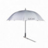 JuCad deštník Telescopic Windproof stříbrný s UV ochranou