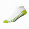 FootJoy ponožky ProDry Fashion Sport - bílo zelené