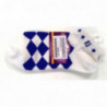 FootJoy W ponožky ProDry LtWt Fashion - tm.fialovo bílé kostka