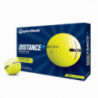 TaylorMade balls Distance+ 2-plášťový 3ks - žluté