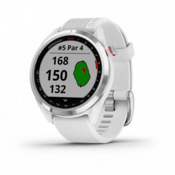 Garmin Approach S42 Silver/White Silicone band