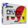 Srixon ball Q-STAR Tour Divide 3-plášťový - žluto/červený 3ks