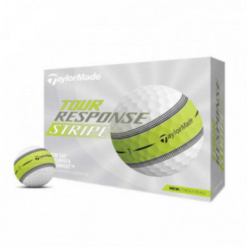 TaylorMade balls Tour Response 22 3-plášťový 3ks - STRIPE