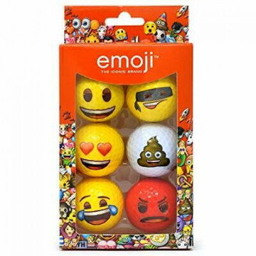 EMOJI ball 6PK Novelty Golf...