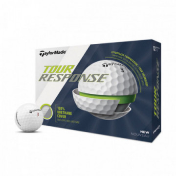 TaylorMade balls Tour Response 22 3-plášťový 3ks - bílé