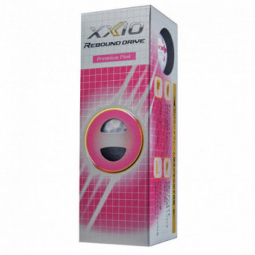 XXIO balls Rebound Drive - Pink (růžové) 3-plášťové 3ks