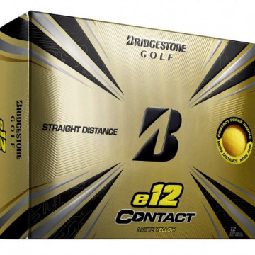 Bridgestone balls e12 Contact - Yellow (žluté) 3-plášťové 3ks
