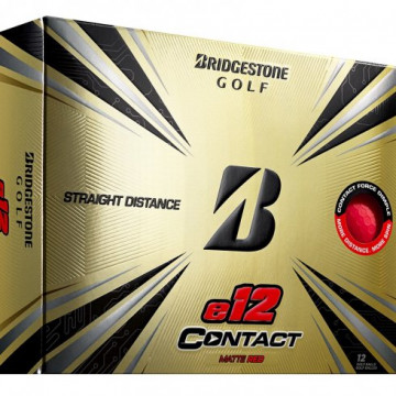 Bridgestone balls e12 Contact - Red (červené) 3-plášťové 3ks