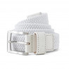 FootJoy pásek Essential Striped Braided Belt - bílý