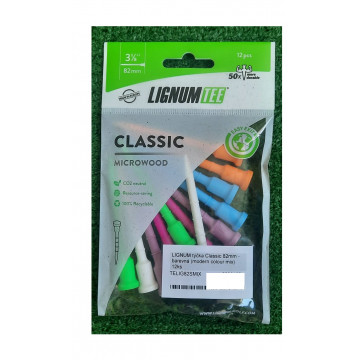 Lignum týčka Classic 82mm - barevná (modern colour mix) 12ks