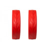 JuCad pneu kompletní set - 2 zadní + 1 přední - Red (červené)