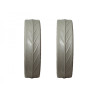 JuCad pneu kompletní set - 2 zadní + 1 přední - Titanium (šedé)
