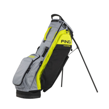 Ping bag stand Hoofer 231 - Black/Iron/Neon Yellow (černo/šedo/žlutý)