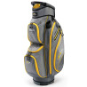 PowaKaddy bag cart DLX-Lite - Gun Metal with Yellow