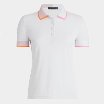G/FORE W polo Contrast Rib...