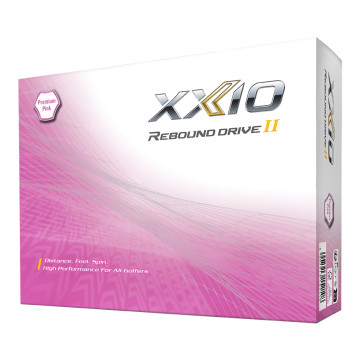 XXIO balls Rebound Drive II - Pink (růžové) 3-plášťové 3ks