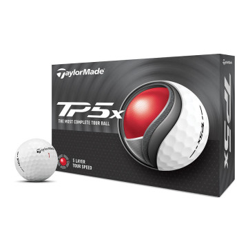 TaylorMade balls TP5x 24 5-plášťový 3ks - bílé
