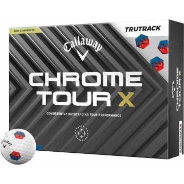 Callaway balls Chrome Tour X 24 - Blue/Red Tru Track 4-plášťové 3ks