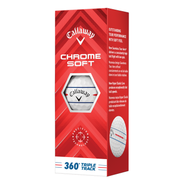 Callaway balls Chrome Soft 24 - 360 Triple Track 3-plášťové 3ks