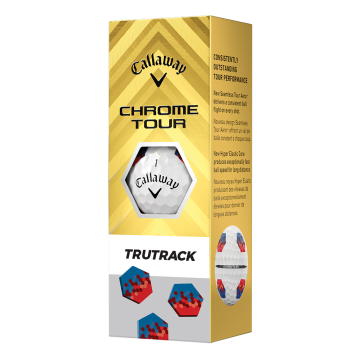 Callaway balls Chrome Tour 24 - Blue/Red Tru Track 4-plášťové 3ks