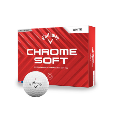 Callaway balls Chrome Soft 24 - bílé 3-plášťové 3ks