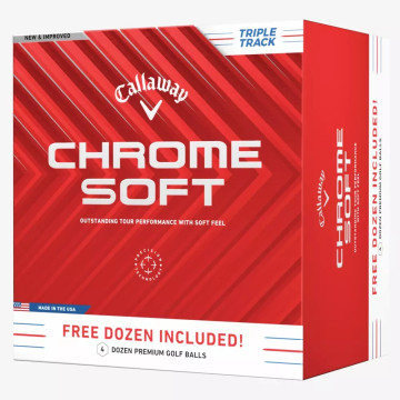 Callaway balls Chrome Soft 24 - Triple Track 3-plášťové 3+1 dozen zdarma (48ks)