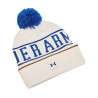 Under Armour kulich Halftime Pom Beanie - béžovo modrý