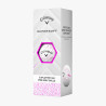 Callaway balls Supersoft 25 - Pink Splatter 2-plášťové 3ks