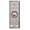 Callaway balls Supersoft 25 - HEARTS (srdce) 2-plášťové 3ks