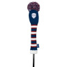 Callaway headcover Pom Pom 25 hybrid - tmavě modrý