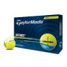 TaylorMade balls Distance+ 25 2-plášťový 3ks - žluté