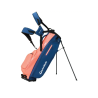 TaylorMade bag stand Flextech 25 - tmavě modro lososový