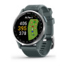 Garmin Approach S44, Hliníková luneta Silver, silikonový řemínek Twilight