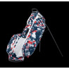 Ping bag stand Hoofer 231 - National Graffiti (bílo modro červený)
