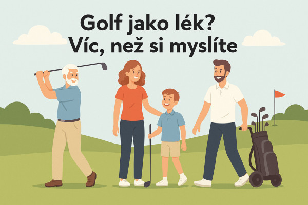 Golf jako lék? Víc než si myslíte